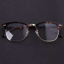 남자 여자 기본 사각 라운드 하금테안경