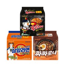 삼양 멀티팩 3종 세트 (불닭볶음면 ＋ 삼양라면 ＋ 짜짜로니) 라면, 상세페이지 참조
