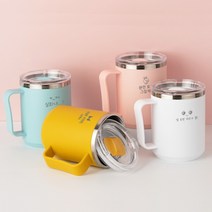 로하스머그컵 400ml / 나만의 개인별 각인 소량인쇄 컵프린팅, 2. 교보손글씨, 블루, 1개