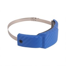 육각 배기 보호기 슬라이더 소음기 보호기 커버 100mm-140mm 범용 오토바이 액세서리, 푸른