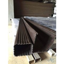 측구 콘크리트 pe 배수로 수로관 빗물받이 처마 집수정 지붕 사각맨홀 PVC 거터 배수관, PVC 빗물관 80x100개