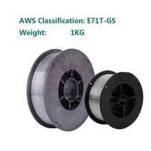 1KG E71T-GS 플럭스 코어 가스가 없는 용접 와이어 또는 MIG 스틸 0.8mm/1.0mm/1.2mm 자기 차폐, 03 0.8mm 1KG