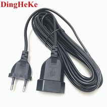 캠핑 멀티탭 릴선 유럽 EU CEE VDE 수-암 전원 연장 코드 케이블 PC 컴퓨터 PDU UPS 0.5M/1M/2M/3M/4M/5M, 04 3M, 01 Eu 플러그