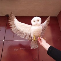 에어컨실외기비둘기퇴치 모형 독수리 보라매 참수리 비둘기퇴치법 비둘기가싫어하는것 까마귀퇴치법 까치퇴치기, 크림 부엉이 40cm개