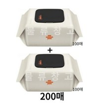 헬로550 물티슈 캡형, 200매, 100팩