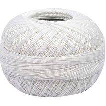 Handy Hands HH40601 리즈베스 자수실 면 사이즈 40스노우 화이트 110875 가성비