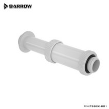 배로우 로터리 커넥터 익스텐더 (41-69mm) SLI CF 카드 G1/4 "남성-남성 크로스 파이어 피팅 금속 텔, 01 White_01 41-69mm