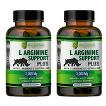 l 아르기닌 support 산화질소 부스터 보충제 L-아르기닌 3000mg 효능의 근육 펌프, 120