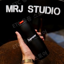 슈프림 보온 보냉 텀블러 보온병 레드 블랙, 블랙 Supreme 보온병