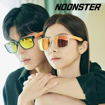 눈스터 다비드 편광 선글라스 미러광학렌즈, 무광블랙, 블루미러