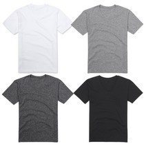 지주컴퍼니 반팔 30수 브이넥 면티셔츠 4종세트 4color