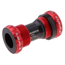 자전거 브라켓 부품 2021 MTB 중공 하단 브래킷 나사산 BB 사이클링 알루미늄 합금 방수 BSA 68/73mm 크랭크 세트 축 자전거 세라믹 베어링, CHINA, 02 Red