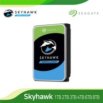 씨게이트 3년 보증 스카이호크 HDD CCTV DVR용 저장장치 1TB 2TB 3TB 4TB 6TB 8TB 하드디스크, 씨게이트 SkyHawk 정품 4TB