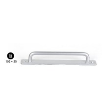 샌드위치판넬용 대형 무광실버 알루미늄 미닫이손잡이-나사미포함 가구 문