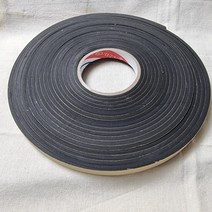 국산 고무박킹 마찰 완충 패킹 EVA 스폰지 폼 테이프 5T X 25mm X 10m, 단품