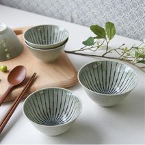 일본가정식 밥공기5P 국대접 5P 세트 국공기 주방혼수, 공기5P