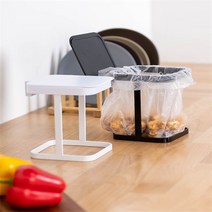 음식물 쓰레기통 스탠드 2color, 화이트