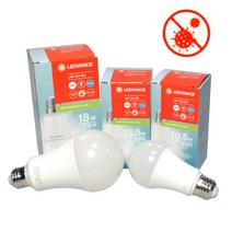오스람 레드밴스 살균 탈취 LED 항균 전구 램프, 1개, 오스람 LED 향균 10.5W(주광색_흰빛)