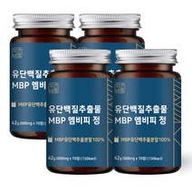 자연바름 유단백질추출물 MBP 뼈 엔 엠비피 mbp 정 유단백추출물, 70정 x 4개