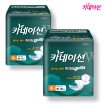 카네이션 와이드매직테이프 특대형 겉기저귀, 10개입, 2개