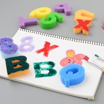 스펀지 스탬프 숫자 알파벳 네임 영어 도장 만들기, 제품선택