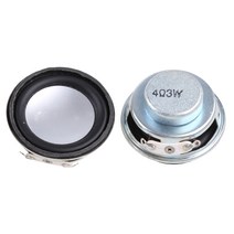 2pcs 휴대용 스피커 미니 오디오 4ohm 3W 스테레오 우퍼 라우드 스피커 팩