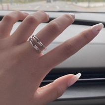 실버반지 볼드 투 심플 데일리 오픈링