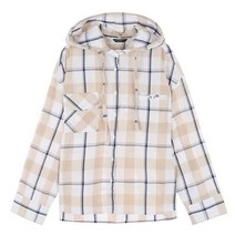 TBJ 여성 숏기장 후드 체크 셔츠(T191SH710P)