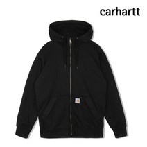 칼하트 미드웨이트 써멀후드집업 블랙 104078-001