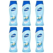 Dial Coconut Water Body Wash 미국 다이알 코코넛 워터 바디 워시 클렌저 473ml 6팩, 1세트 (6통)
