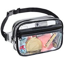 허리가방 투명 패니 팩 Pvc 벨트 가방 여성 남성용 허리 파우치 콘서트용 남자힙색