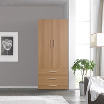 솜씨방가구 엣지장롱 800 서랍옷장, 내추럴