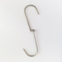 정육고리 S자고리 고기걸이 바베큐 후크 회전 정육점 S고리 스텐304 1.9X7cm 국산, 정육S고리-스텐304 /, 회전-정육(3.5X15cm)국산