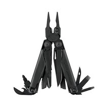 레더맨 프리미엄 와이어 커터 서지 헤비 듀티 멀티툴, 검은색, MOLLE Black Sheath 포함