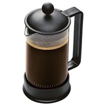 보덤 Bodum 브라질 프렌치 프레스 커피 티 메이커 354.9ml 블랙, 34 oz, Black, Black