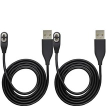 교체용 충전 케이블 유연한 USB 케이블 2개 마그네틱 충전기 커넥터 포함 AfterShokz Aeropex/OpenComm 및 Shokz OpenRun/OpenRun Pro, 1