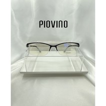 정품 100% 피오비노 국산안경 국산최고급울템 가볍고 튼튼한 안경 PIOVINO PV-IN3027 C116 블랙유광&실버무광 빅사이즈안경 대두안경 가벼운안경 반무테안경
