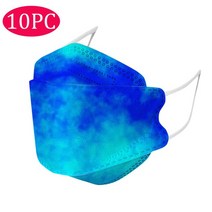 KN95 Masqu 10pcs 염료 위장 FFP2 CE Facemask 덴탈마스크, 기본, T10-J-10pcs