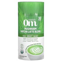 Om Mushrooms 양송이버섯 말차 라떼 블렌드 240g, 8.47 온스