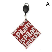 골프공 세척기 사각형 골프 공 클럽 헤드 닦는 천 클리너 양면 청소 수건 개폐식 후크 포함, [01] A, 1개