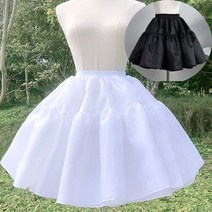 2단 미니 노와이어 패티코트 원피스 속치마 패티-미니-20