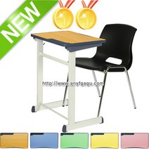 HS기획모델14 학원용책걸상세트 학생용책상 학교 학습용 교육 의자 공부방 유치원 수강용 1인용, 핑크, 검정