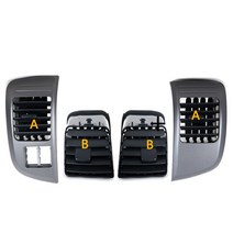 A/C 공기 환기 콘센트 에어컨 대시 보드 그레이트 월 Wingle 3/5 플레이트 프레임 패널 Isuzu D-Max MU-X chevrolet 호환, [04] B-Right