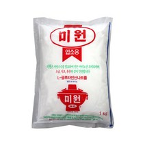 업소용 미원1 kg 조미료 식자재 식재료 소금 맛소금 다시다 사탕수수 글루타민산 나트륨, 업소용미원1kg, 단품