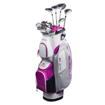 RH 코브라 플라이 XL 여성 13종 패키지 세트 가방 포함 완전 골프 세트, Right-Handed, Silver/Plum - Cart Bag, -1