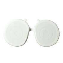 VR 렌즈 보호 케이스 먼지 방지 실리콘 렌즈 피코 4 VR 헤드셋 용., 14 White