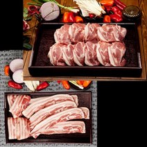 국내산 문경약돌돼지 오겹살500g 목살500g 구이용, 한박스