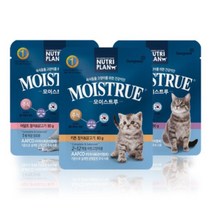 뉴트리플랜 모이스트루 80g x 24개 고양이 키튼 어덜트 시니어 주식 파우치, 주식 어덜트 80g x 12개, 주식 어덜트 80g x 12개