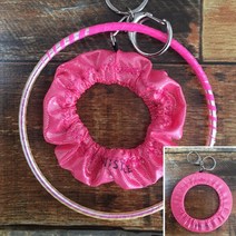 한디자인 리듬체조 후프 열쇠고리 오로라핑크
