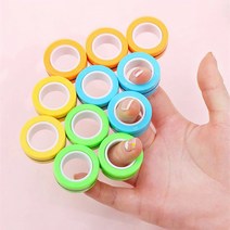 손가락 링 키덜트 집중력 퍼포먼스 핑거팁 마그네틱, 블루GS0500260C